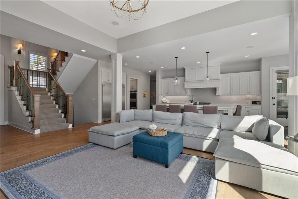 Staircase at 2181 W 89th Place, Leawood, KS 66206