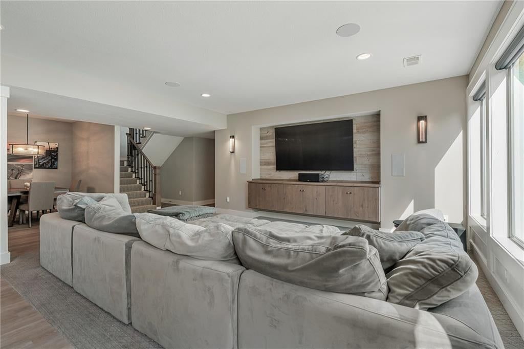 Finished basement at 2181 W 89th Place, Leawood, KS 66206
