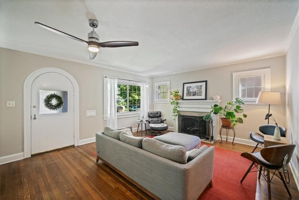 Fireplace and plaster fireplace at 211 E 66TH Street, Kansas City, MO 64113