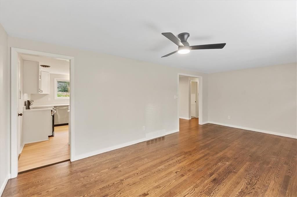 Open floor plan at 5400 Outlook Street, Mission, KS 66202