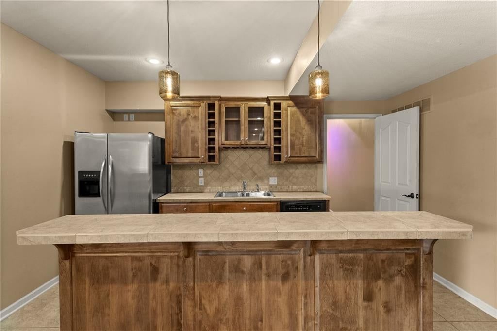 Garage storage system at 205 SW LEWIS Court, Lee's Summit, MO 64081