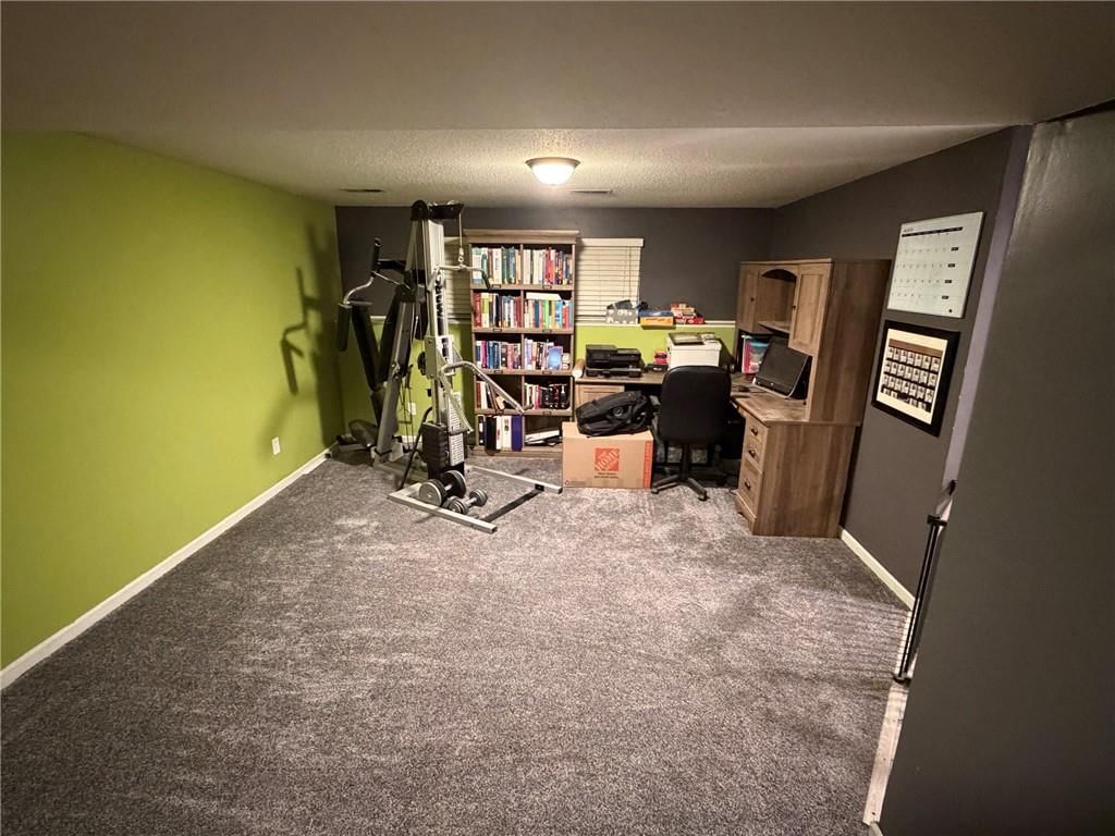 Home office and home gym at 10506 N Baltimore Avenue, Kansas City, MO 64155