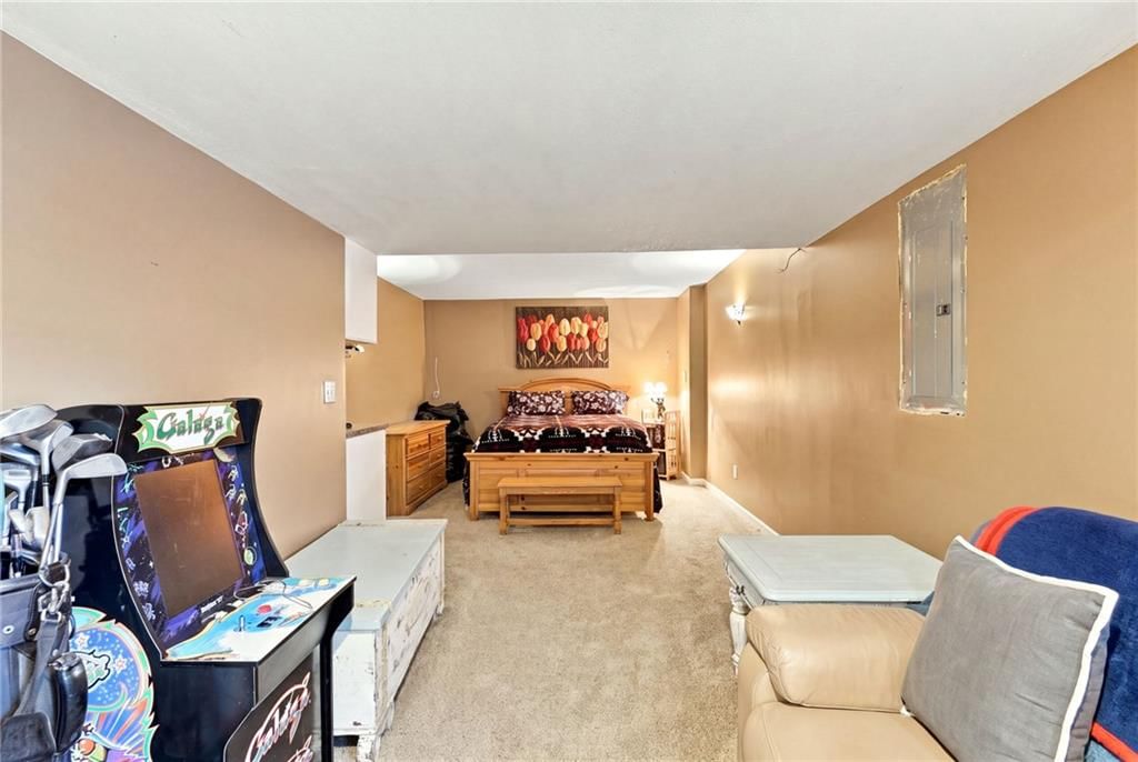 Finished basement at 372 W Madison Street, Gardner, KS 66030