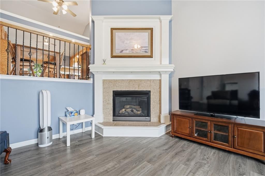 Tile fireplace at 2252 SW Morris Drive, Lee's Summit, MO 64082