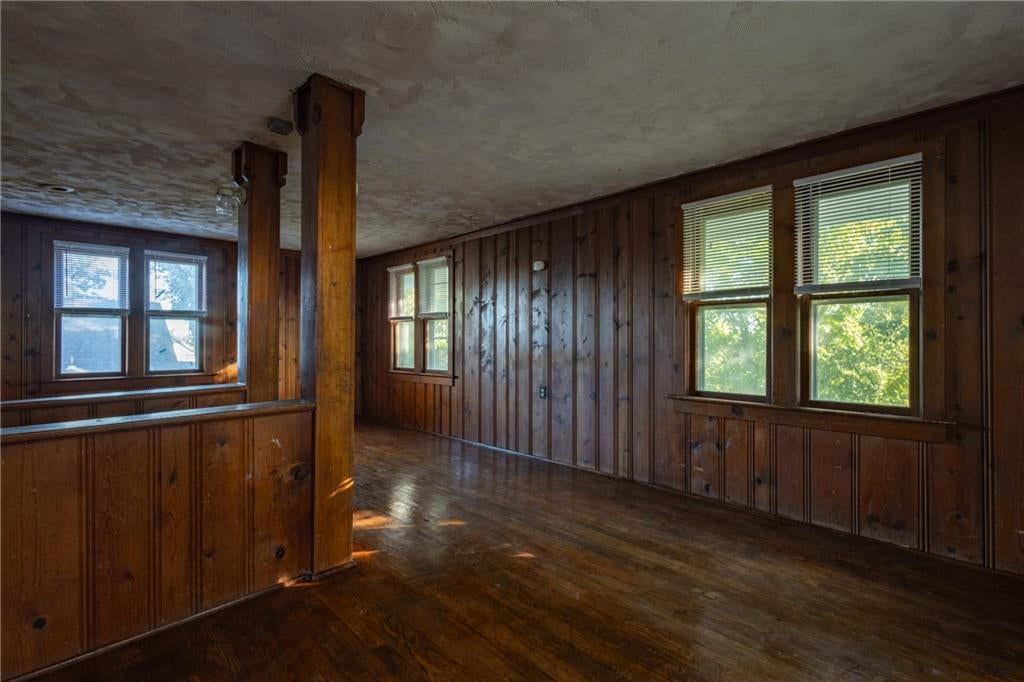 Shiplap / paneling at 1951 N 28th Street, Kansas City, KS 66104