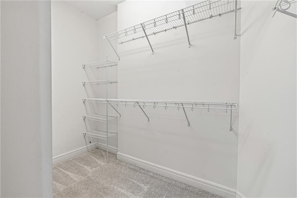 Walk-in closet at 1101 Walnut Street #907, Kansas City, MO 64106