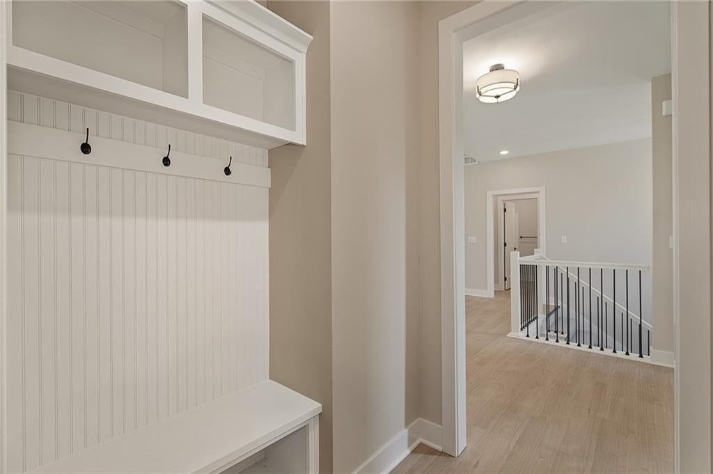 Mudroom built-ins at 12940 Sewell Avenue, Kansas City, KS 66111
