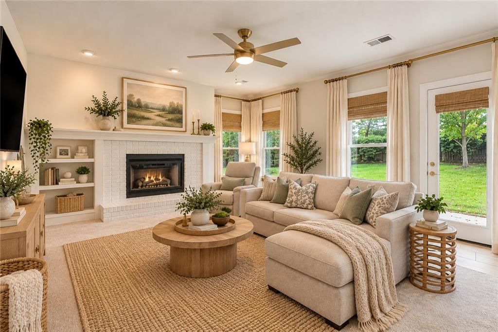 Fireplace at 15821 Horton Court, Overland Park, KS 66223