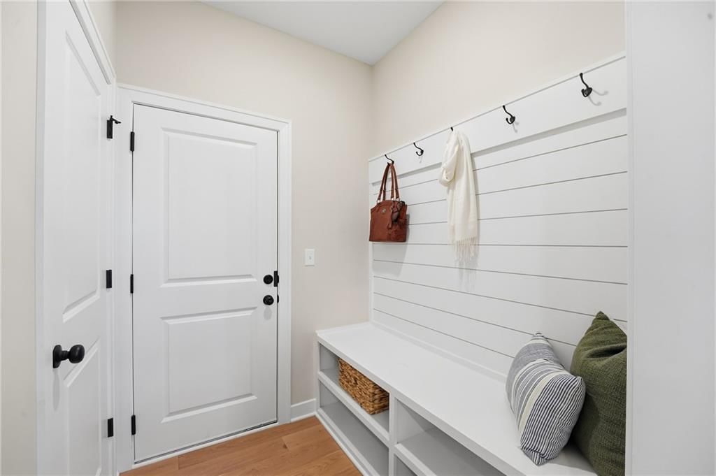 Mudroom built-ins at 18360 W 195th Street, Spring Hill, KS 66083