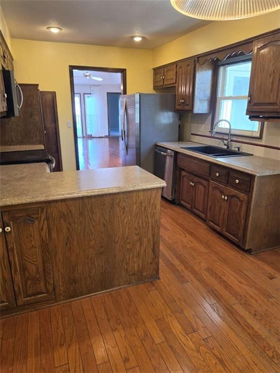 Open floor plan at 9704 N Locust Drive, Kansas City, MO 64155