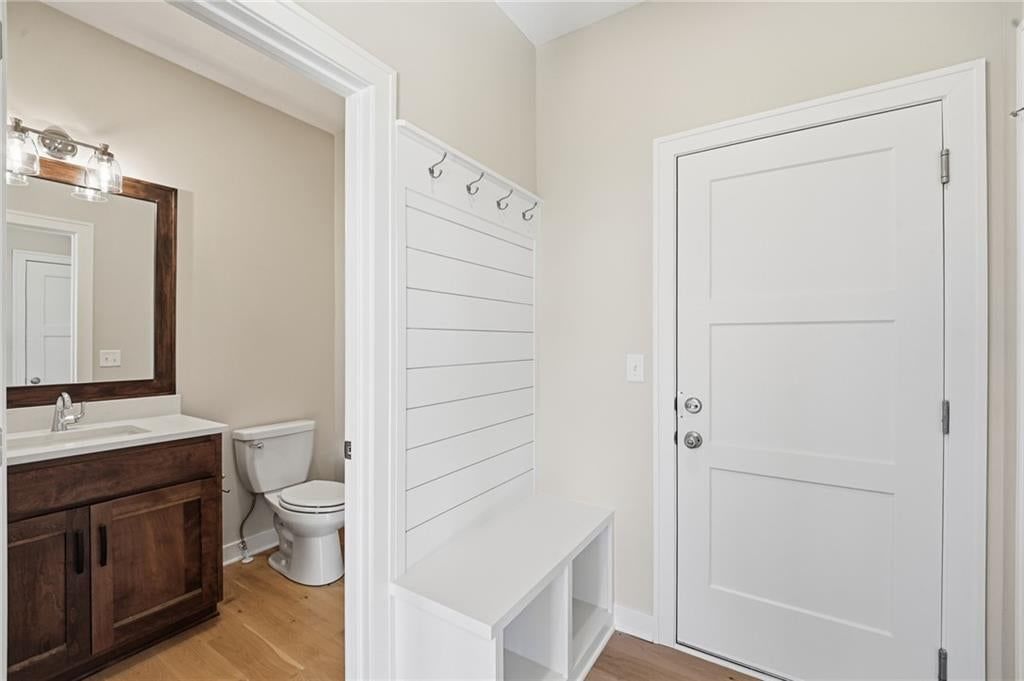 Mudroom built-ins at 18455 W 195th Street, Spring Hill, KS 66083