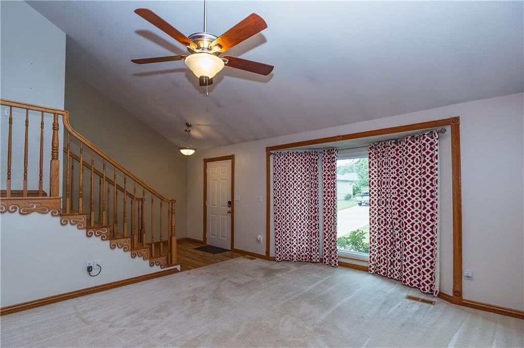 Staircase at 140 Debra Street, Lansing, KS 66043
