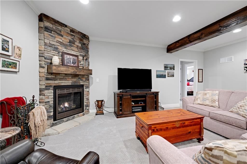 Fireplace at 16300 S Britton Street, Olathe, KS 66062