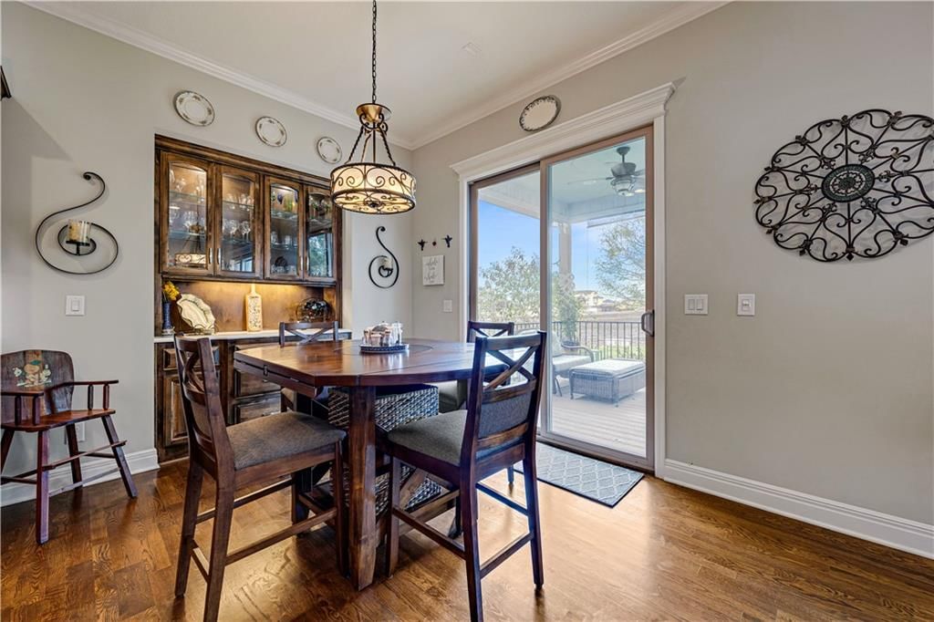 Breakfast nook at 16300 S Britton Street, Olathe, KS 66062
