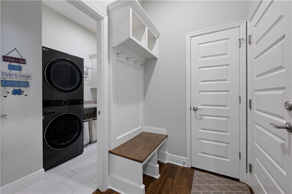 Mudroom built-ins at 16300 S Britton Street, Olathe, KS 66062
