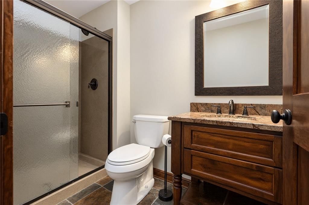Renovated bathrooms at 10245 Magnolia Lane, Parkville, MO 64152