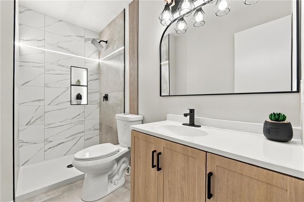 Renovated bathrooms at 703 W. Lawrence Street, Spring Hill, KS 66083