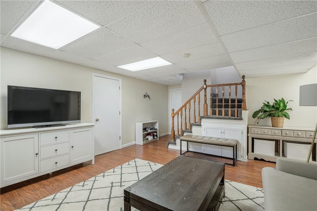 Finished basement at 9260 Oakcrest Drive, Lenexa, KS 66227