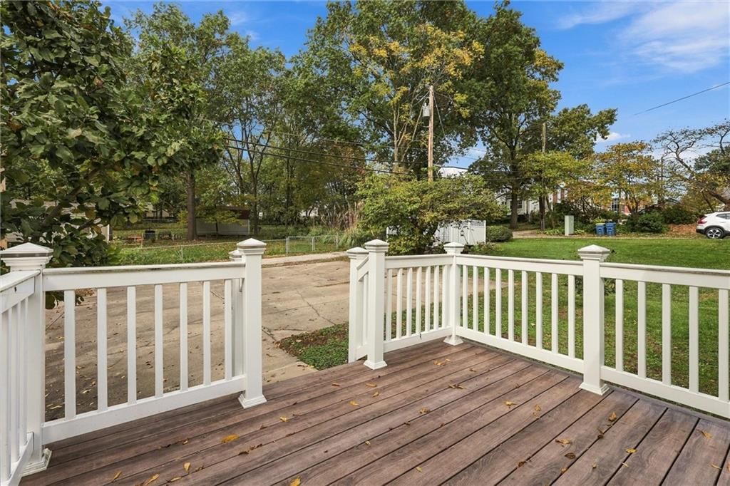 Deck, big backyard and wood deck at 24 Fairview Avenue, Liberty, MO 64068