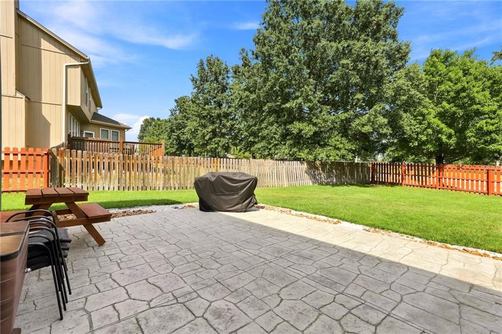 Fenced yard at 5343 Kenton Street, Shawnee, KS 66226