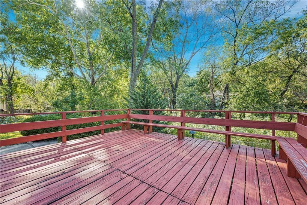 Deck and wood deck at 10130 Horton Drive, Overland Park, KS 66207