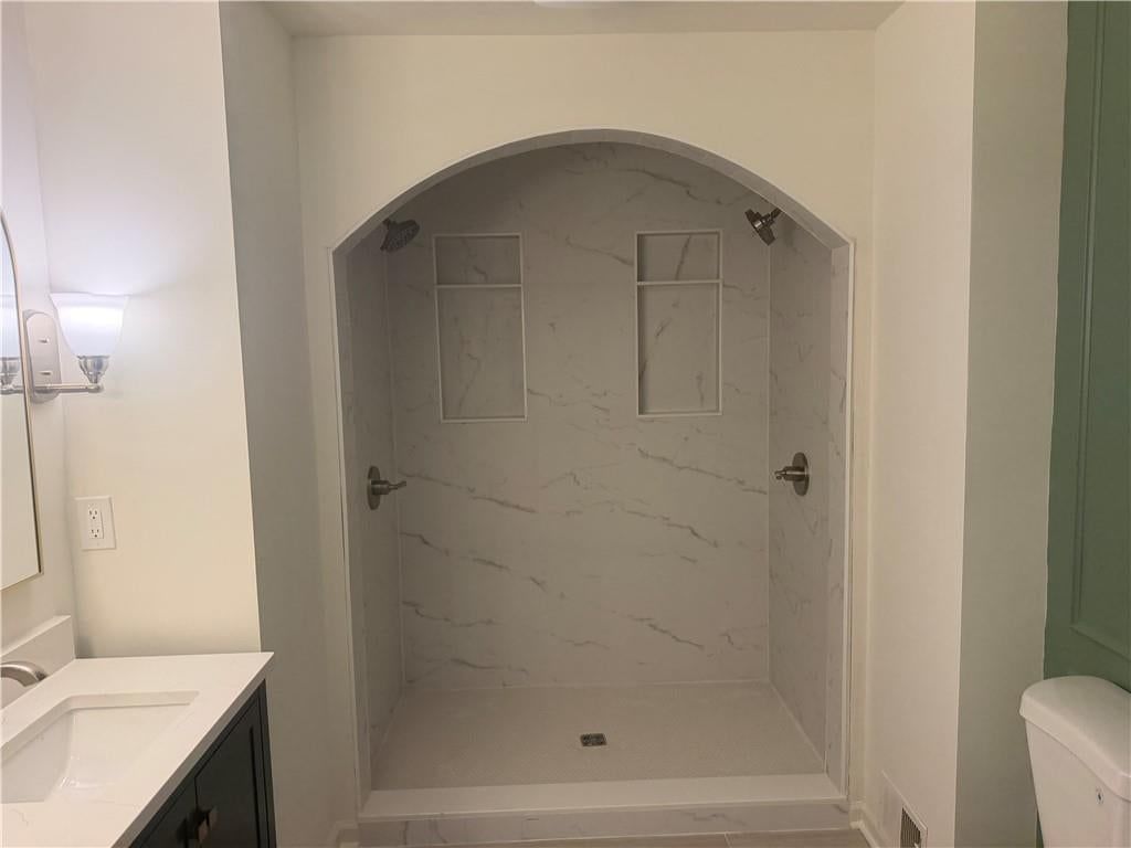 Walk-in shower at 12001 ABERDEEN Street, Leawood, KS 66209