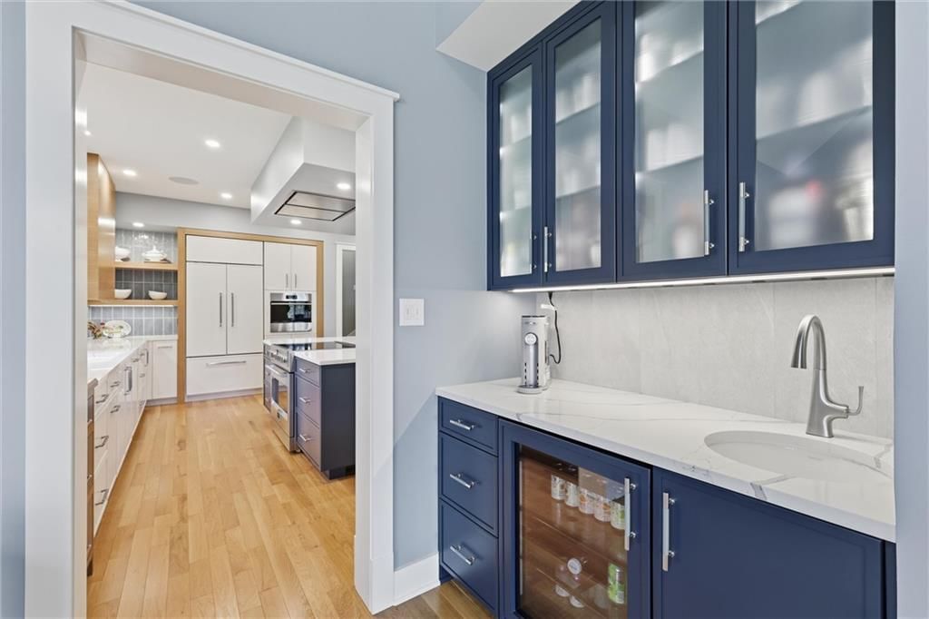 Butler's pantry at 43 L Street, Lake Lotawana, MO 64086
