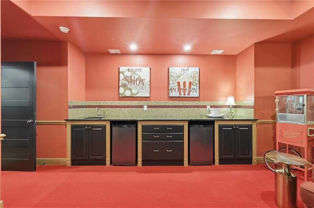 Wet bar at 43 L Street, Lake Lotawana, MO 64086