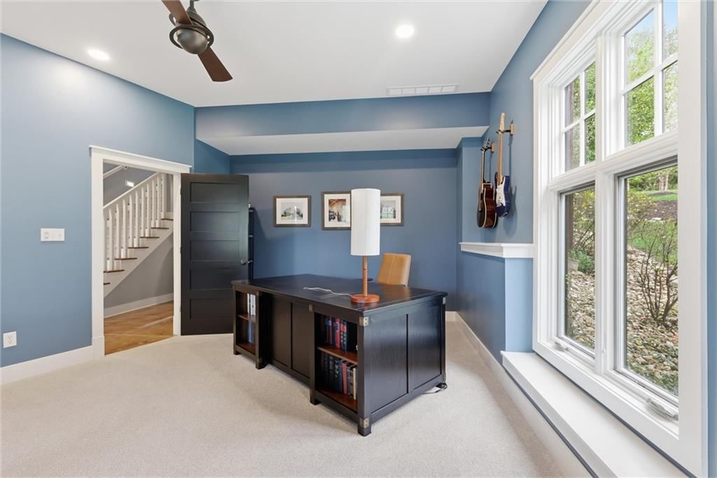 Home office at 43 L Street, Lake Lotawana, MO 64086