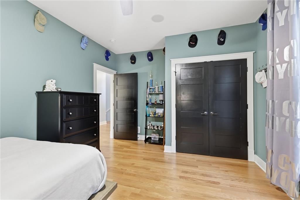 Black hardware at 43 L Street, Lake Lotawana, MO 64086