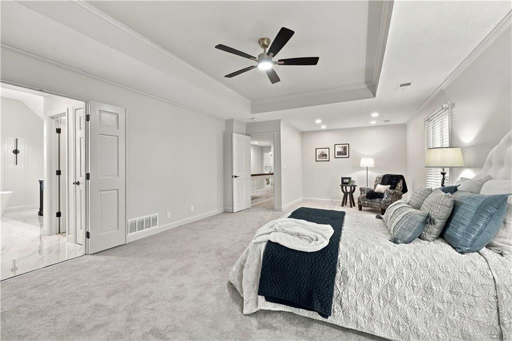 Bedroom sitting area at 8517 W 145th Terrace, Overland Park, KS 66223