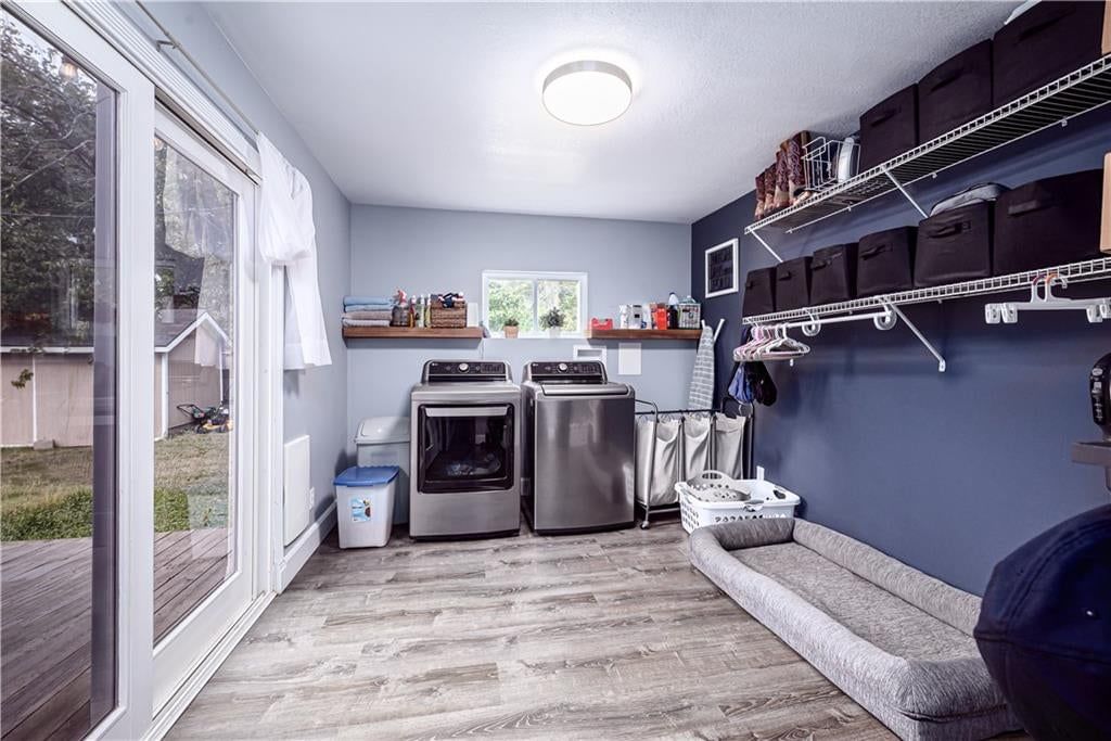 Garage storage system, mudroom built-ins and attached garage at 102 W Kansas Avenue, Lansing, KS 66048