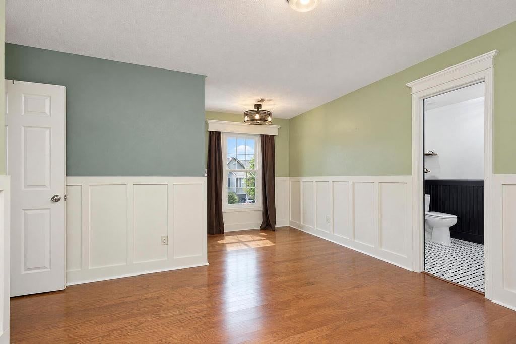Wainscoting or board and batten and accent wall at 9921 N Highland Place, Kansas City, MO 64155
