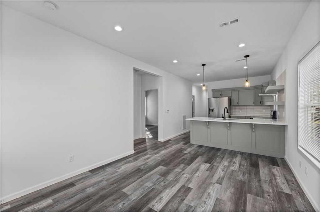 Open floor plan at 1111 Kimball Avenue, Kansas City, KS 66104