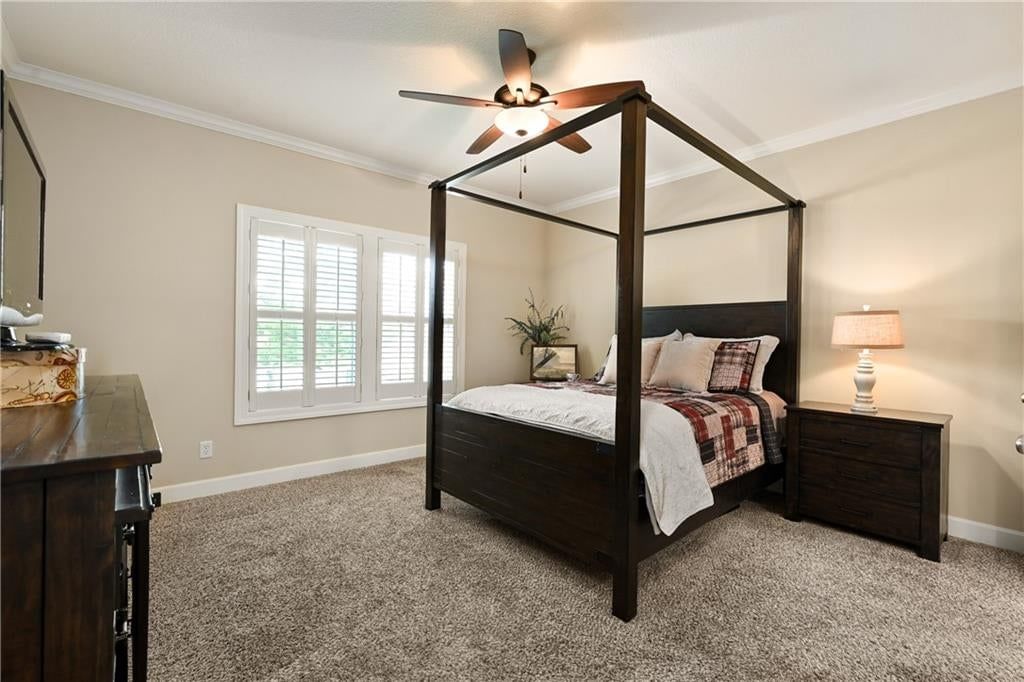 Walk-in closet and carpet at 3317 SW Longview Road, Lee's Summit, MO 64081