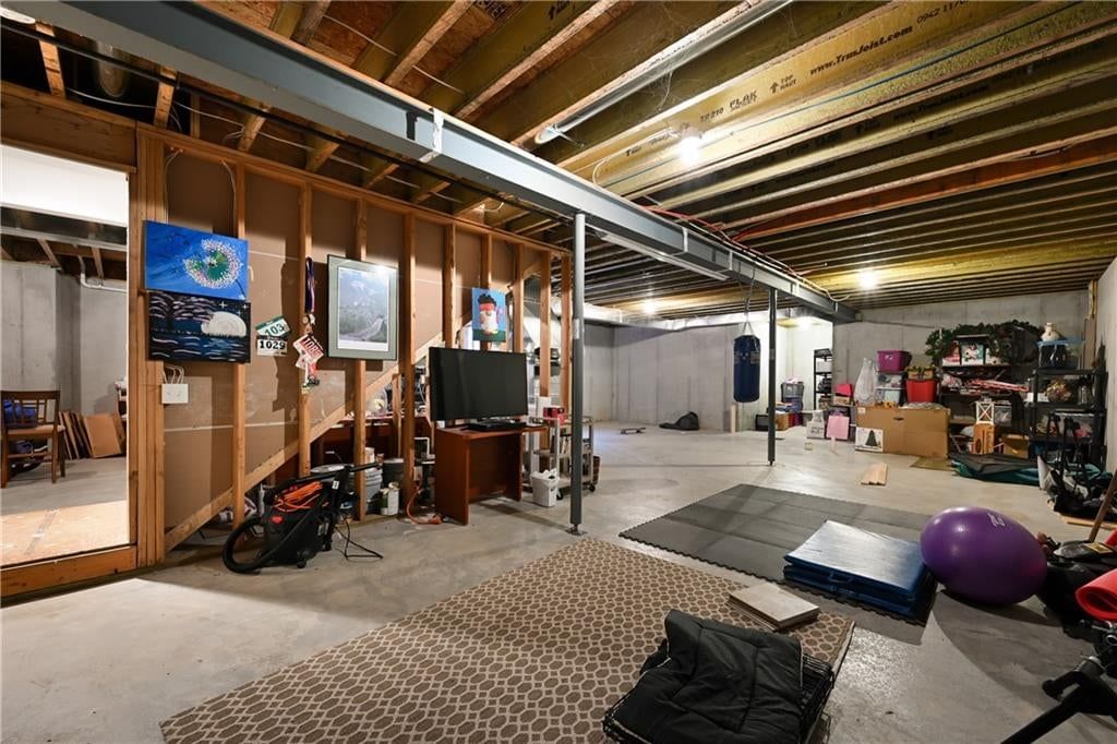 Finished basement at 3317 SW Longview Road, Lee's Summit, MO 64081
