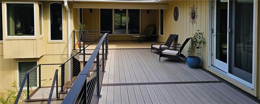 Deck and composite deck at 12580 S Red Bird Lane, Olathe, KS 66061