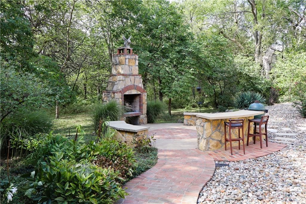 Paver patio at 12580 S Red Bird Lane, Olathe, KS 66061