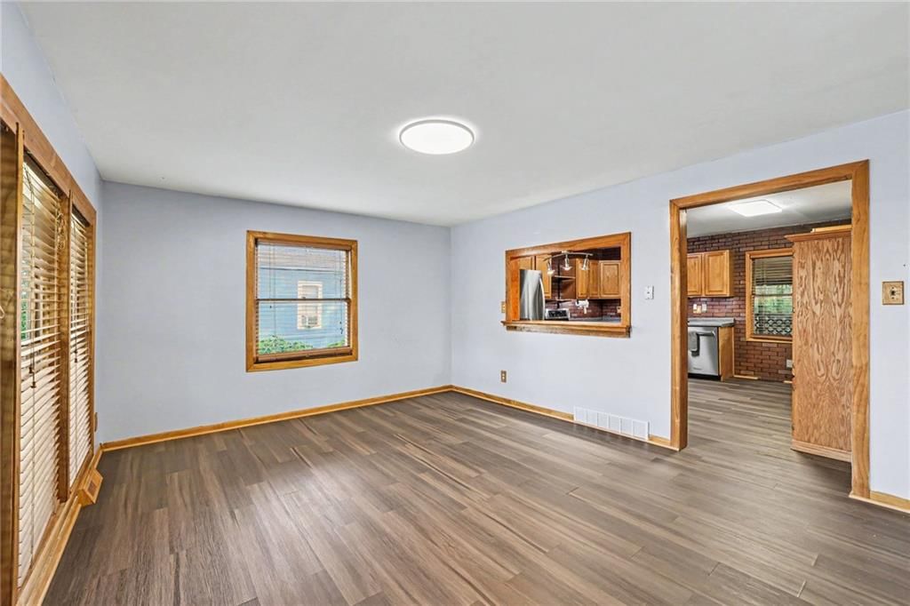 Open floor plan at 1305 S 40th Street, Kansas City, KS 66106