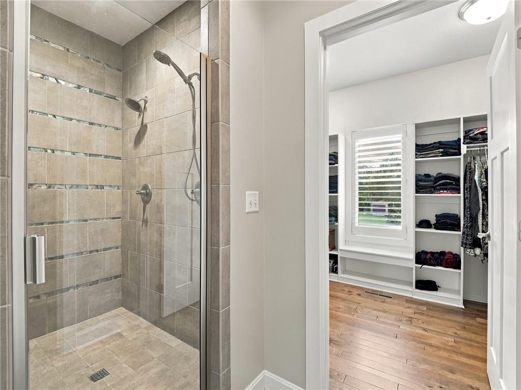 Photo 23: walk-in shower, 1205 SE Woodbine Drive, Blue Springs, MO 64014