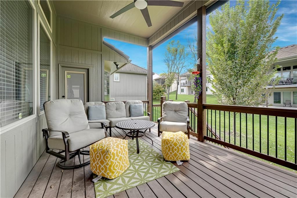 Deck, covered patio and wood deck at 4323 NE Park Trails Court, Lee's Summit, MO 64064