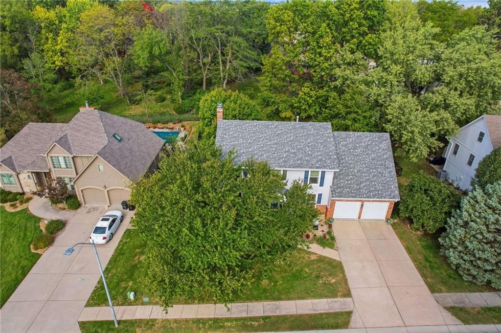 Transitional style and gray exterior at 17612 E 48th Terrace Court S, Independence, MO 64055