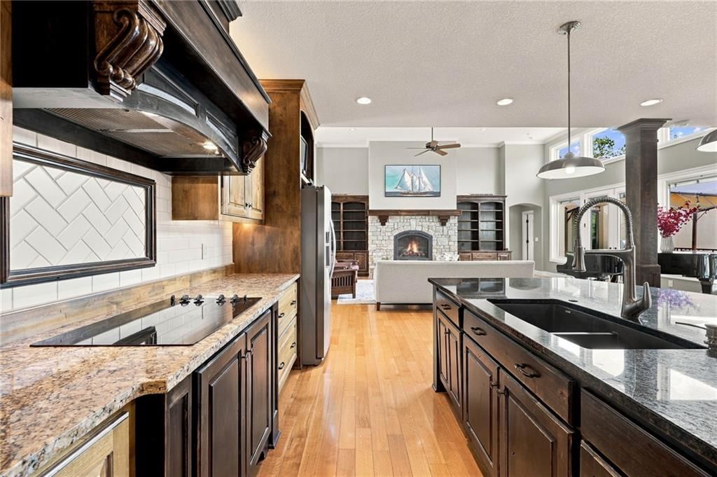 Granite counters at 7810 NW Scenic Drive, Weatherby Lake, MO 64152
