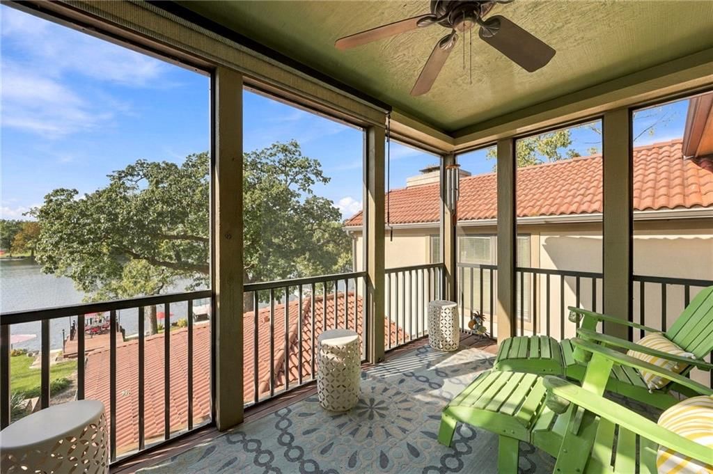 Screened porch at 7810 NW Scenic Drive, Weatherby Lake, MO 64152