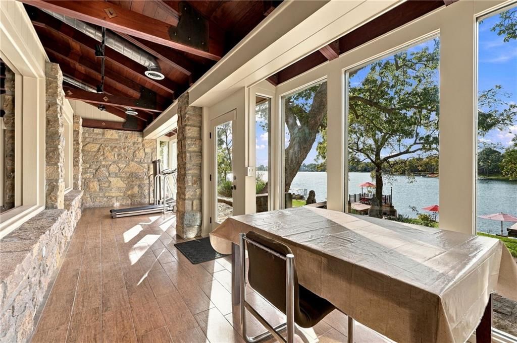 Outdoor kitchen at 7810 NW Scenic Drive, Weatherby Lake, MO 64152