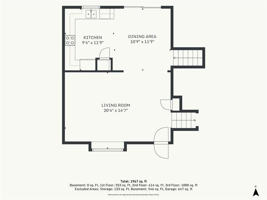 Open floor plan at 29408 Vickie Drive, Excelsior Springs, MO 64024