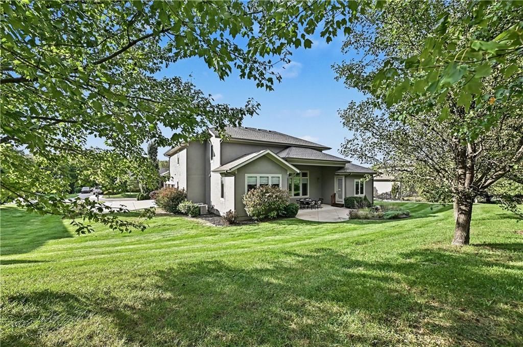 Big backyard, mature trees and flat lot at 10812 W 153rd Street, Overland Park, KS 66221