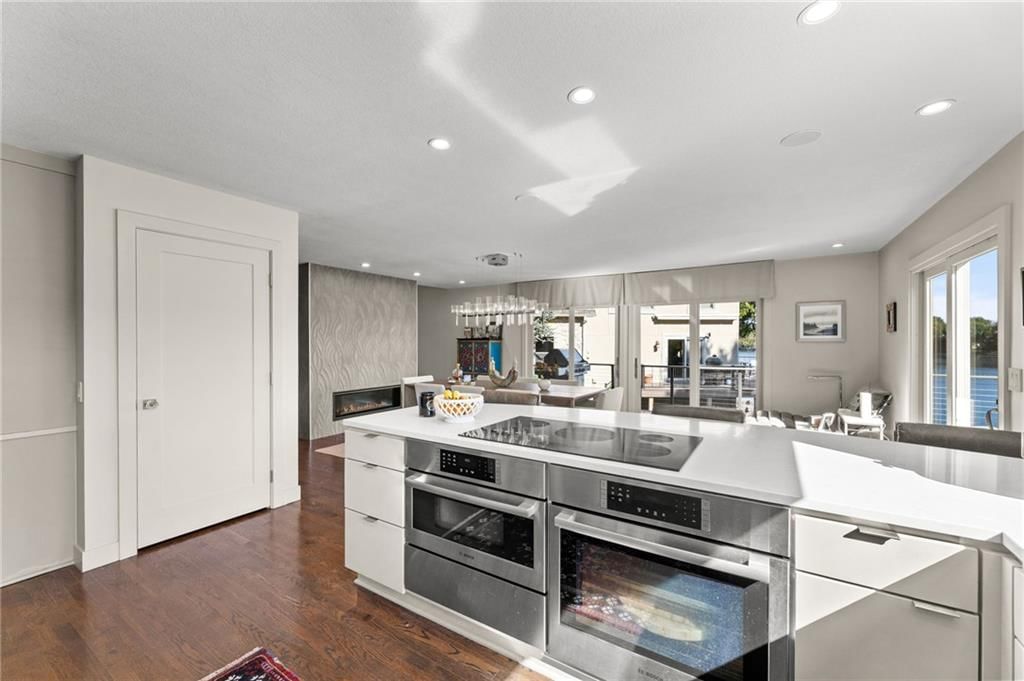 Double oven, high end appliances and updated kitchen at 4503 NE Waters Edge Street, Lee's Summit, MO 64064