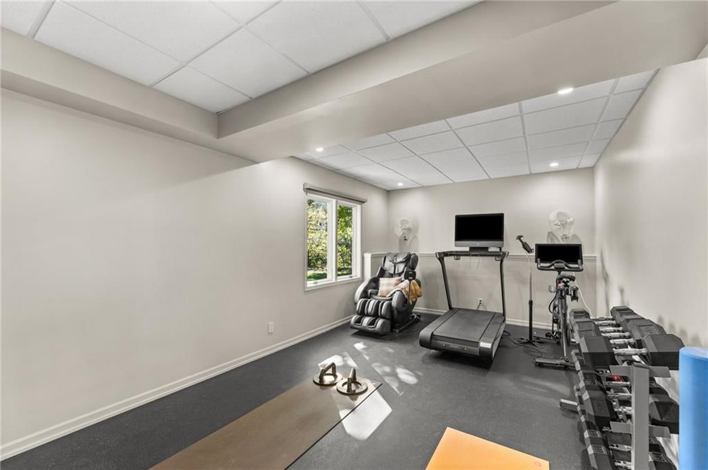 Home gym at 4503 NE Waters Edge Street, Lee's Summit, MO 64064