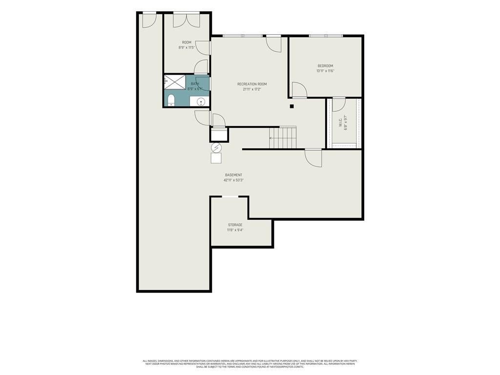 Finished basement at 12554 Prestwick Lane, Kansas City, KS 66109